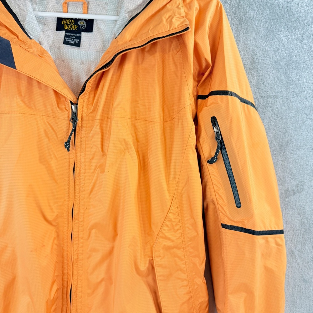 Mountain HardWear Womens Med Stretch Ozonic Jacket Orange Hiking - Picture 11 of 16